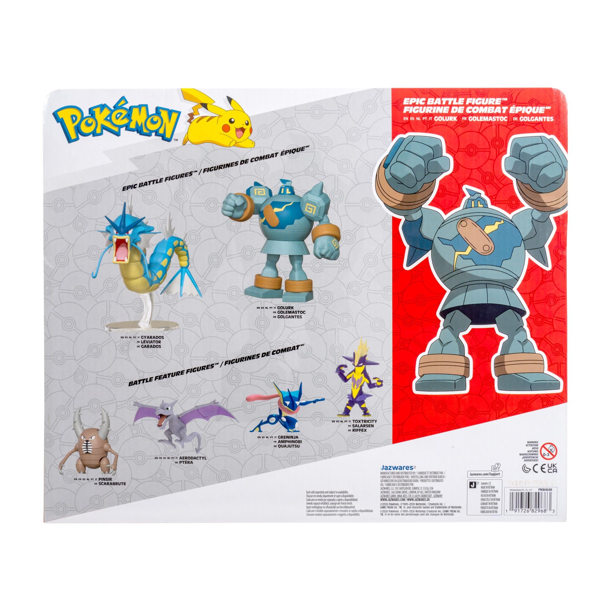Pok�mon Epic Battle Figure GOLURK 12inch Poseable Figure