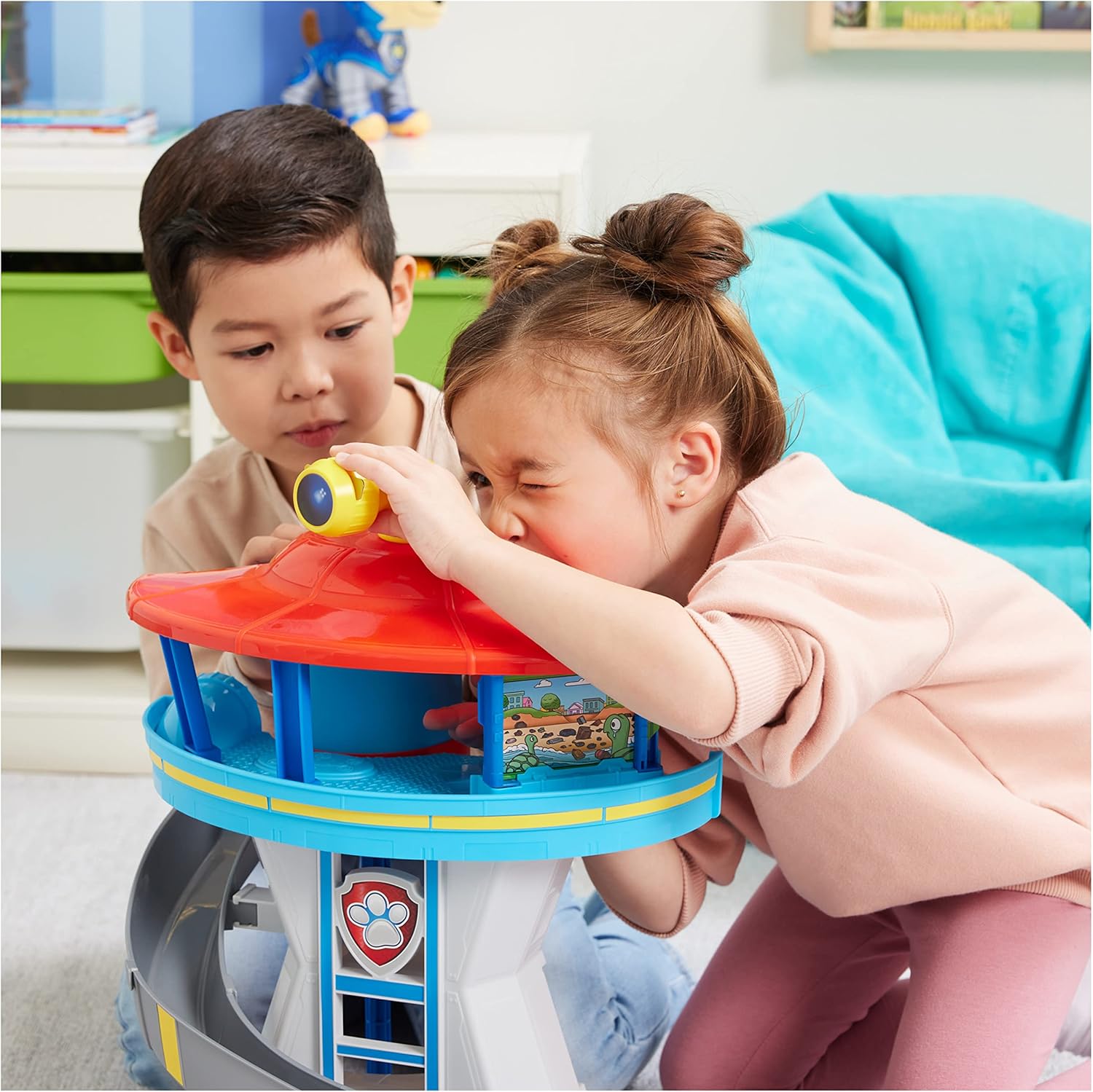 Paw Patrol Lookout Tower Playset with Toy Car Launcher