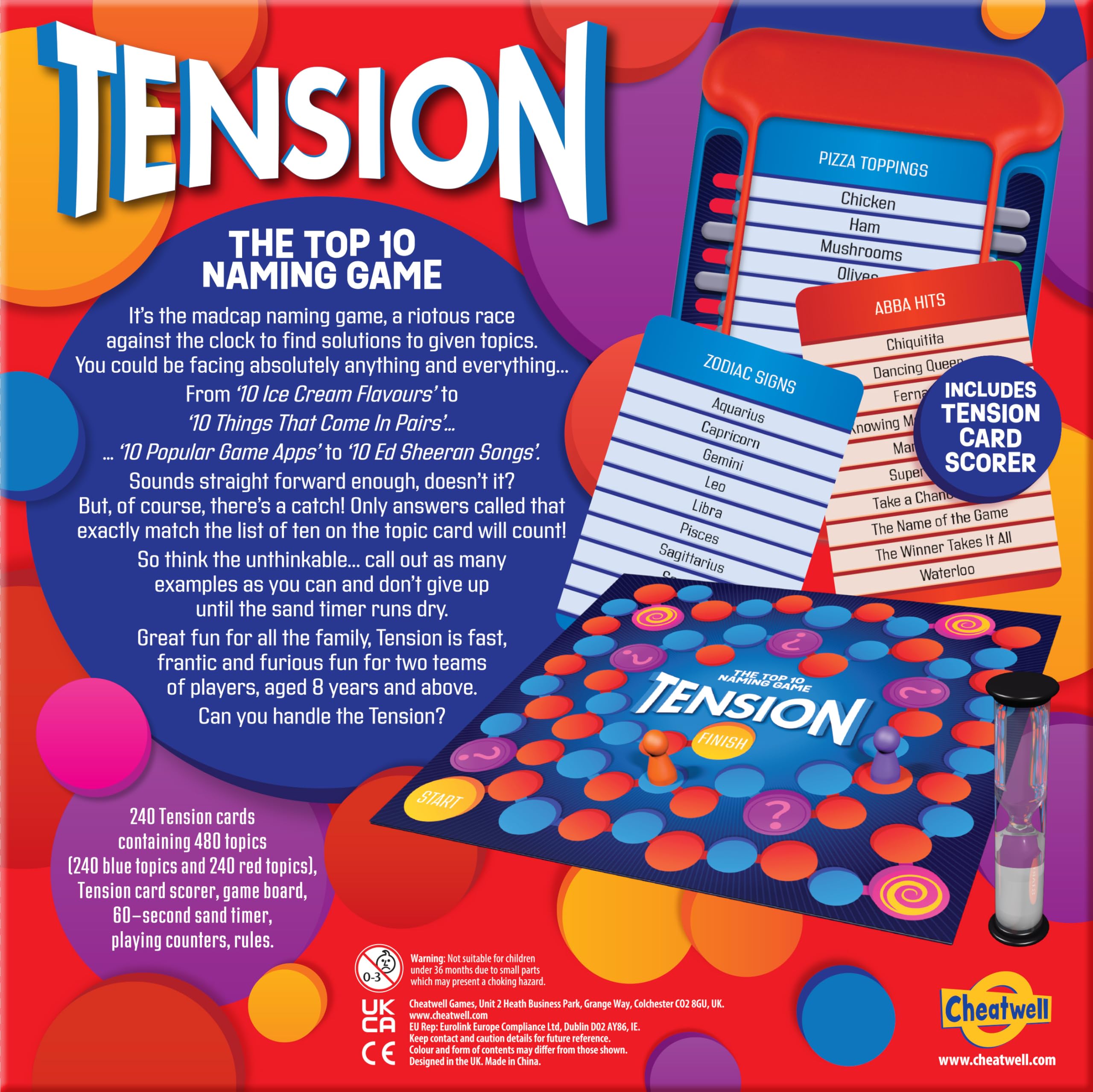 Cheatwell Games Family Tension The Top 10 Naming Game