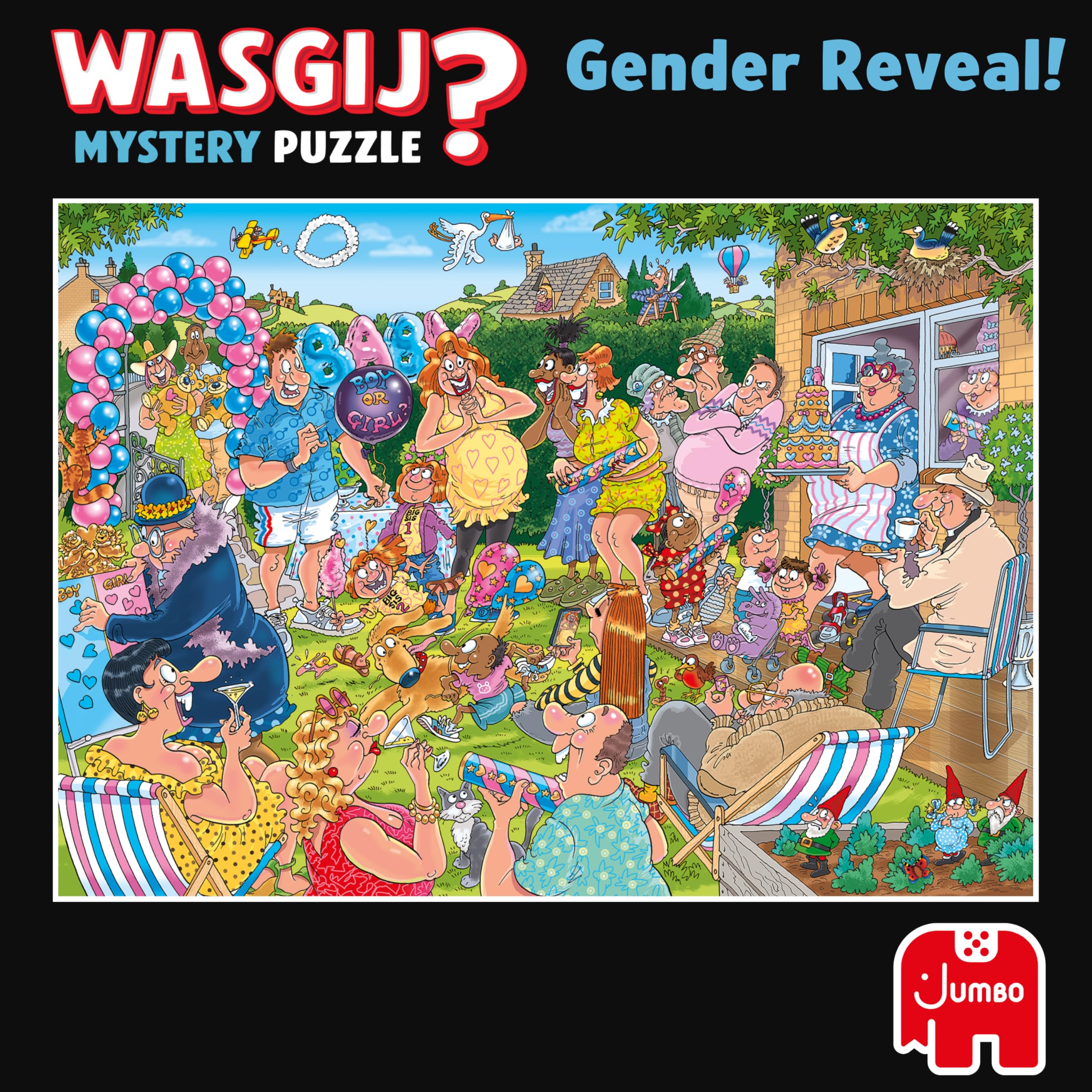 Wasgij Mystery 31 GENDER REVEAL 1000 Piece Jigsaw Puzzles for Adults