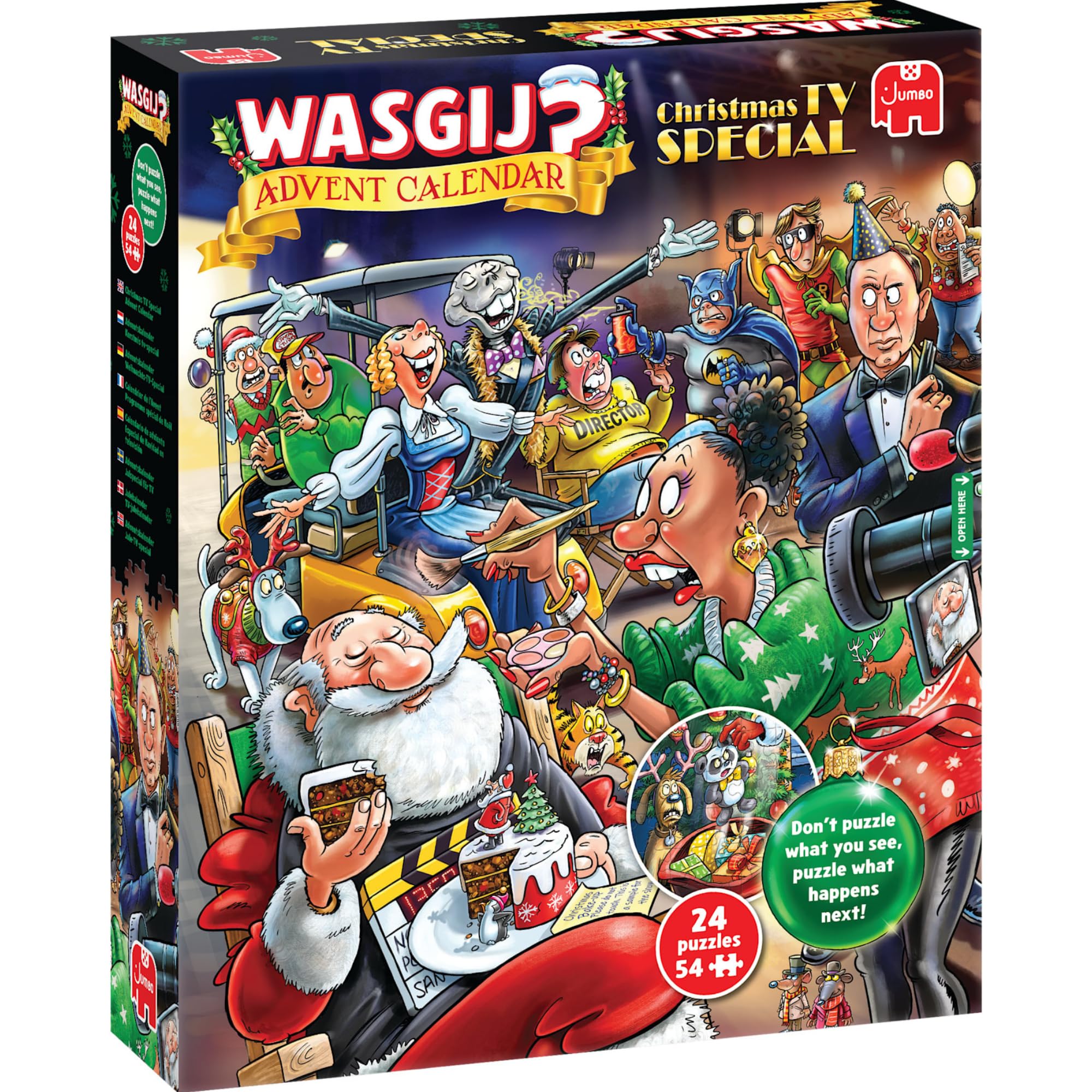 Wasgij Christmas Puzzle Advent Calendar 2026 24 x 54 Piece Jigsaw Puzzles
