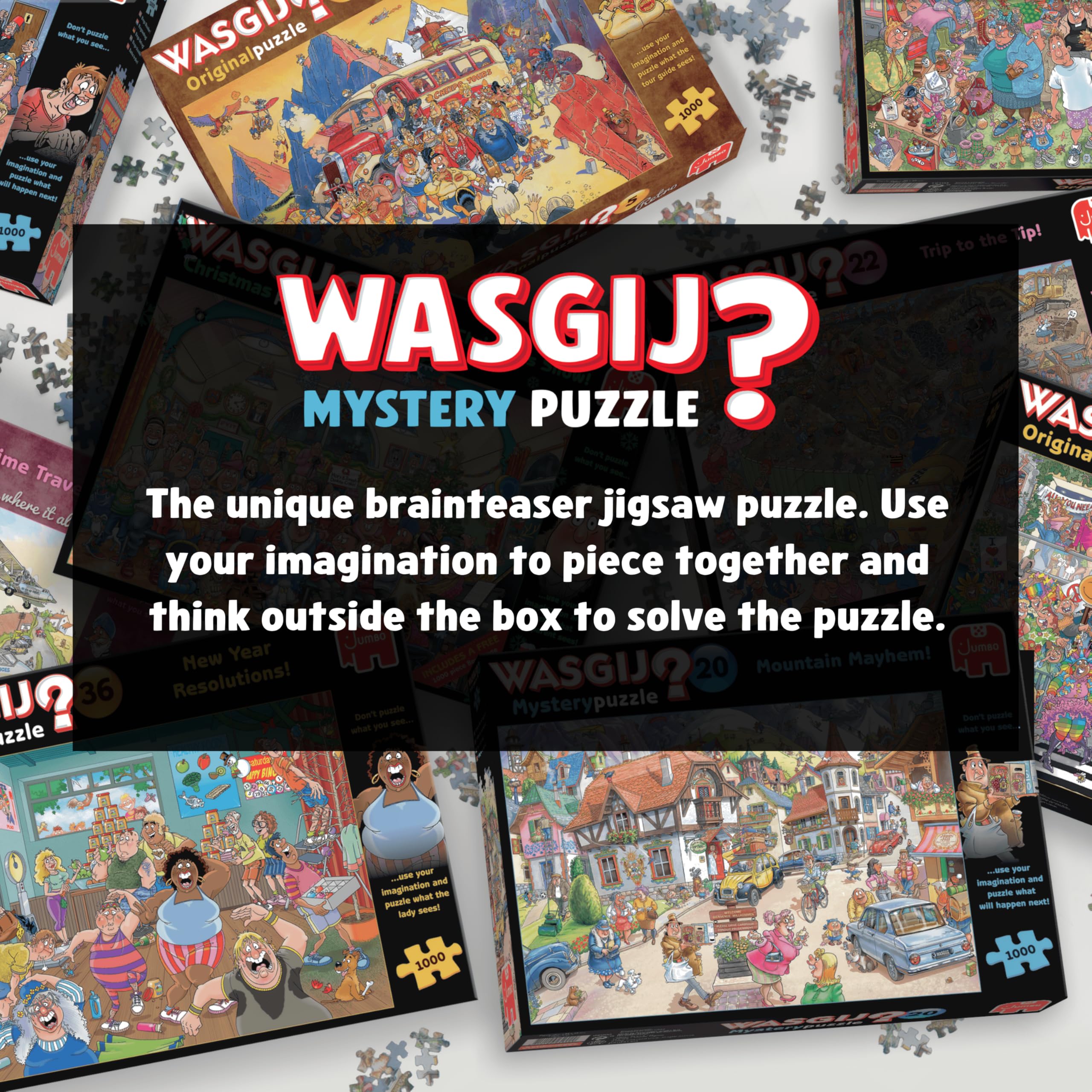 Wasgij Mystery 31 GENDER REVEAL 1000 Piece Jigsaw Puzzles for Adults