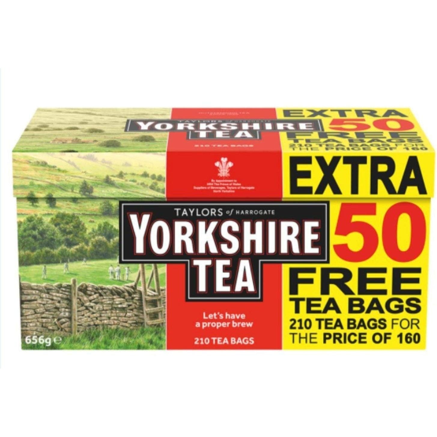 Taylors of Harrogate Yorkshire Tea, 656g - 210 Teabags