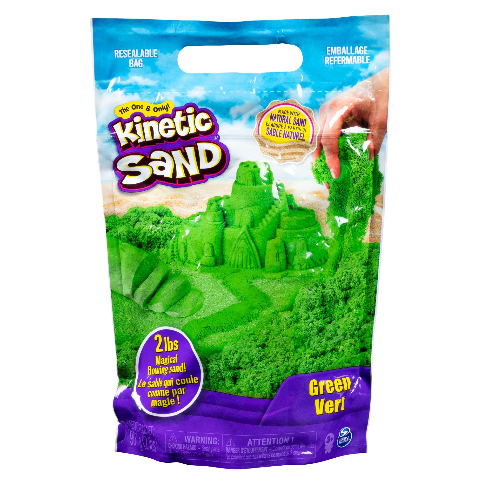 Kinetic Sand 2lb GREEN Sand