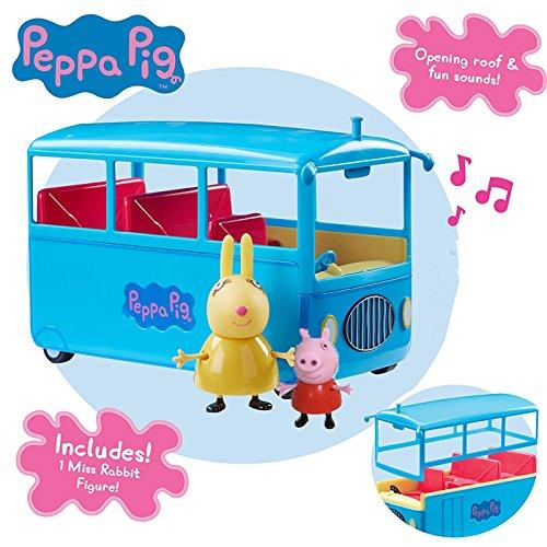 Peppa Pig School Bus With Sound & Figures