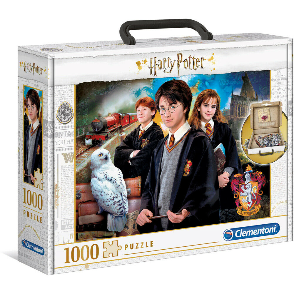 Clementoni Harry Potter 1000 Piece Jigsaw Puzzle Carry Case