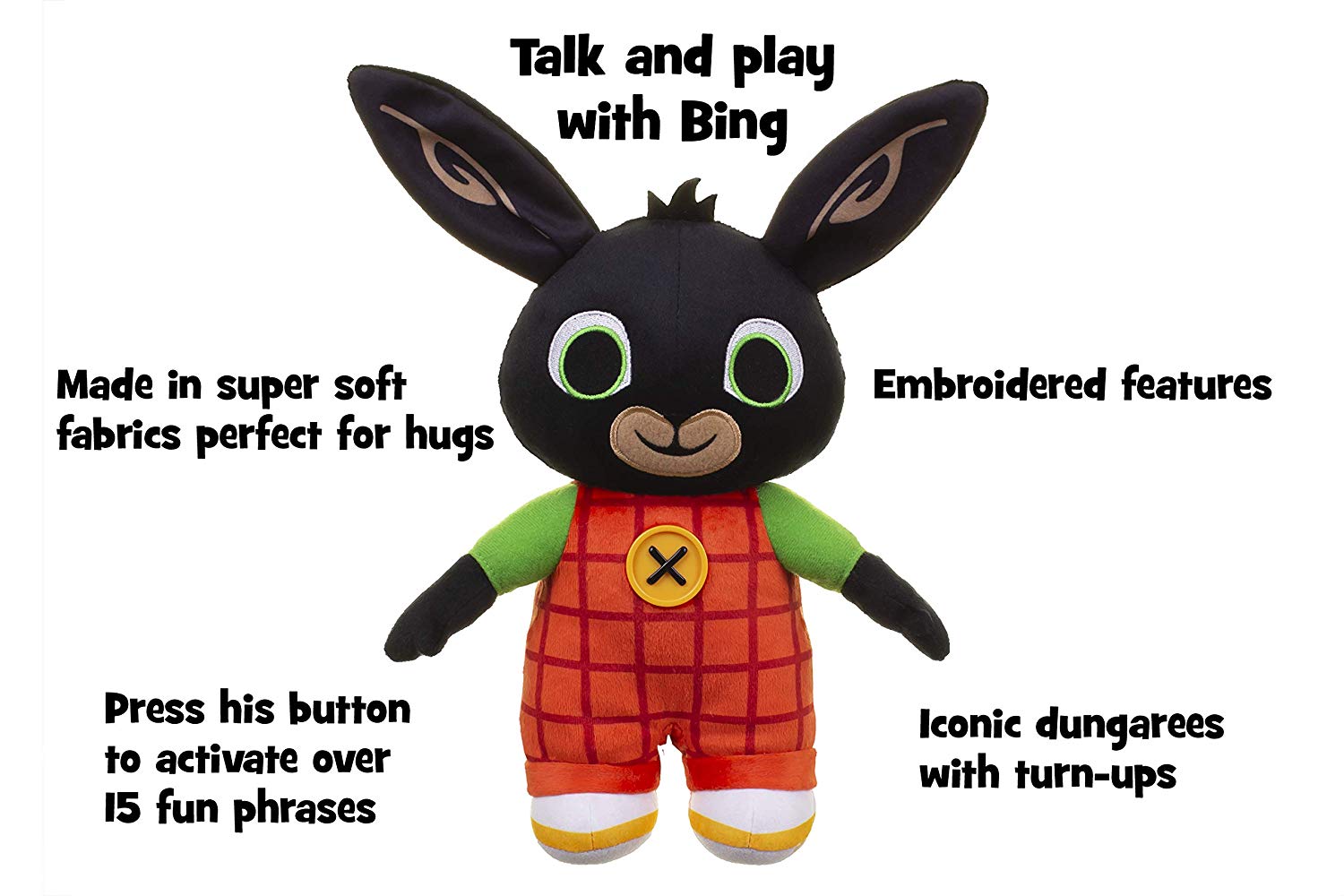 Talking Bing Soft Plush Toy 30cm