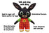 Talking Bing Soft Plush Toy 30cm