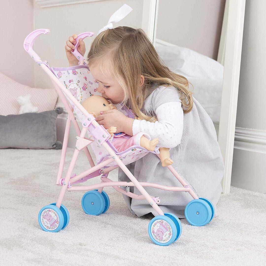 Peppa Pig Stroller Childrens Baby Doll Pram
