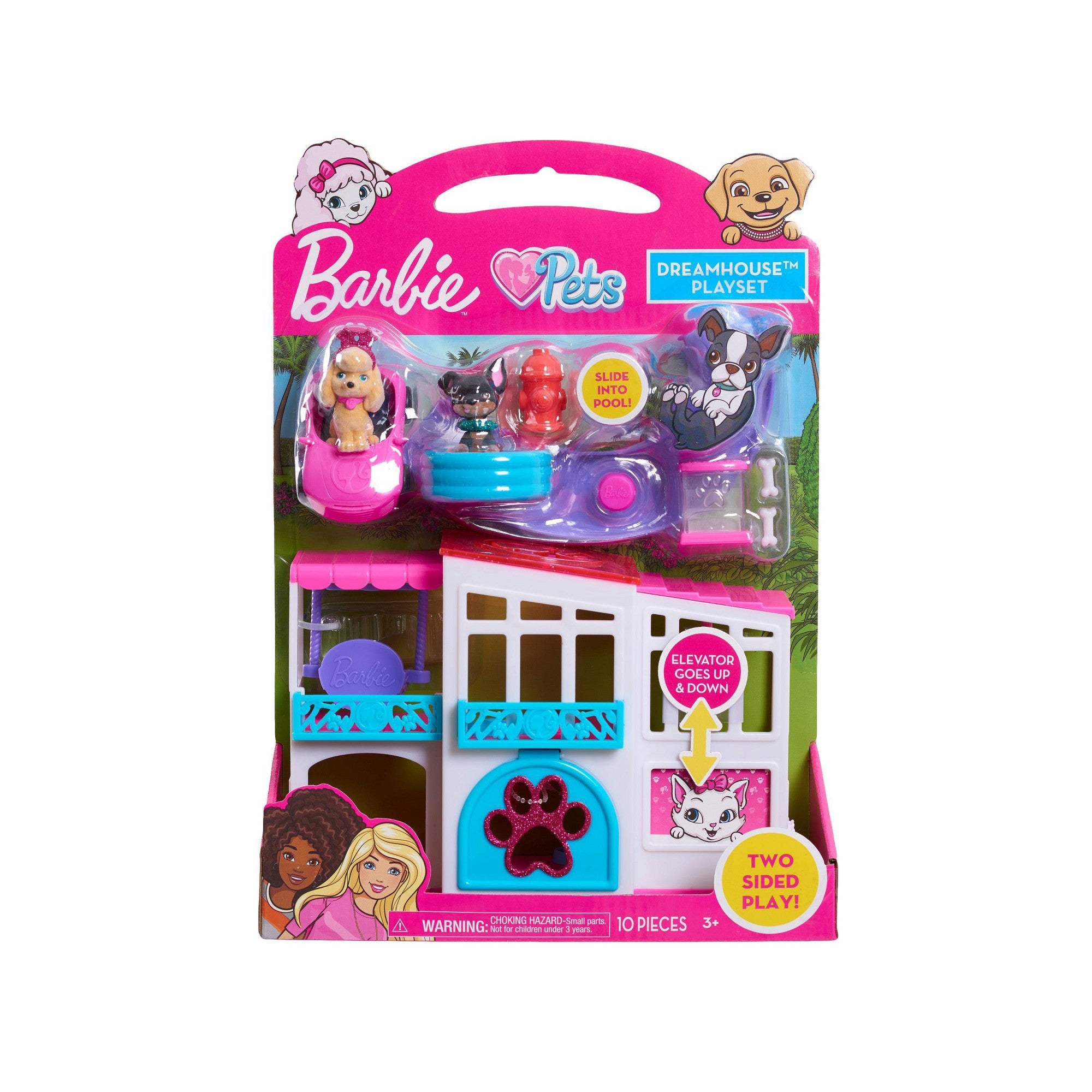 Barbie Pet Dreamhouse 2 Sided Playset