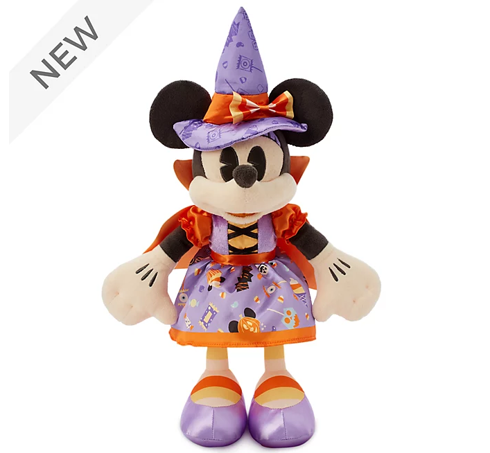 Official Disney 2020 Minnie Mouse Halloween Witch 43cm Pumpkin Soft Plush