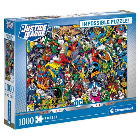 Clementoni DC Comics 1000 Piece Impossible Jigsaw Puzzle