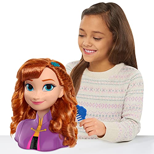 Disney Frozen 2 Anna Styling Head  With 17 Accessories
