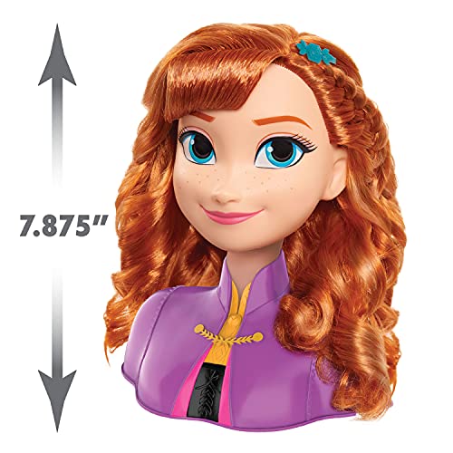 Disney Frozen 2 Anna Styling Head  With 17 Accessories