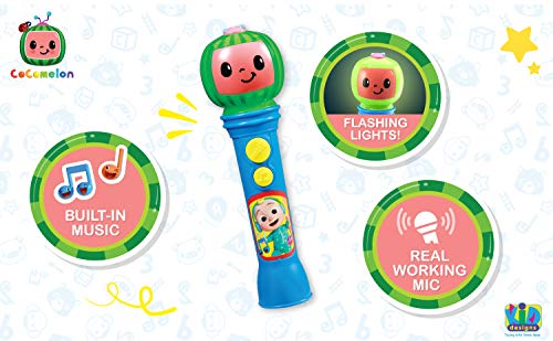 Cocomelon Musical Toy Microphone with Built-in Cocomelon Songs