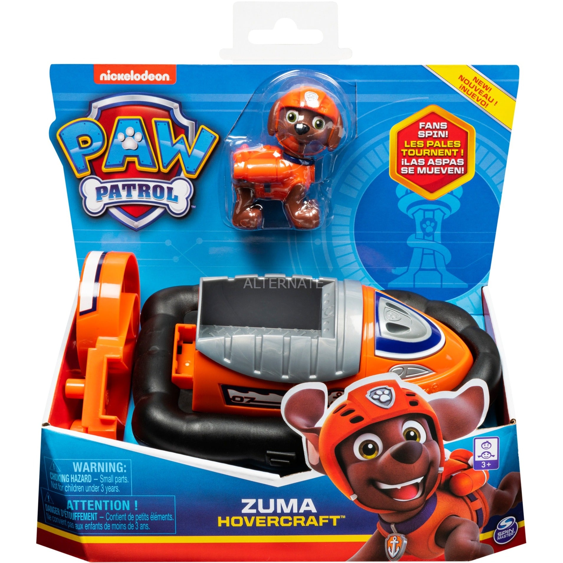 PAW Patrol  Zuma?s Hovercraft Vehicle With Collectible Figure