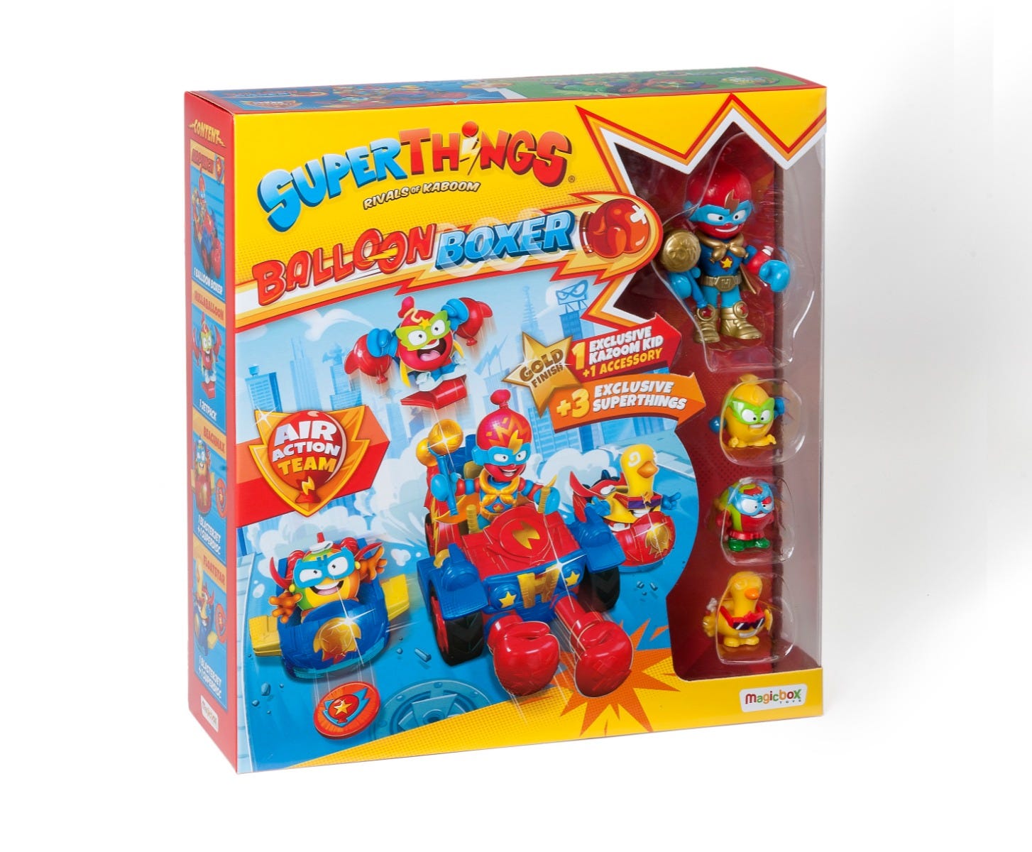 SUPERTHINGS Balloon Boxer Large Vehicle Plus Two Attachable Vehicles