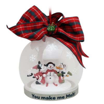 Disney Minnie and Daisy Globe Hanging Ornament