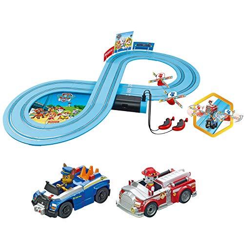 Carrera Paw Patrol Chase & Marshall  Slot Car Racing System Figure of 8 Kart Track with 2 Cars