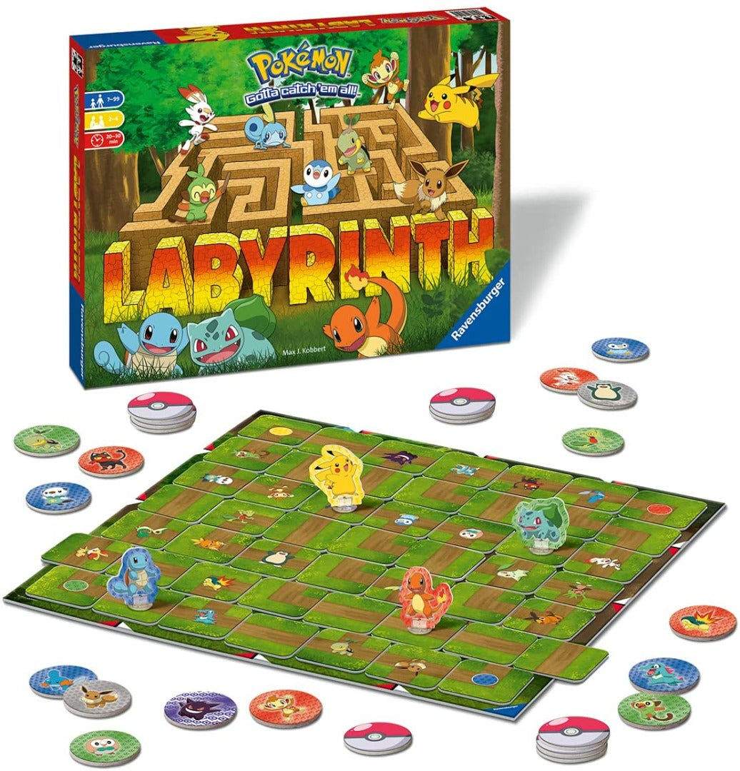 Ravensburger Pokemon Labyrinth Moving Maze Family Board Game