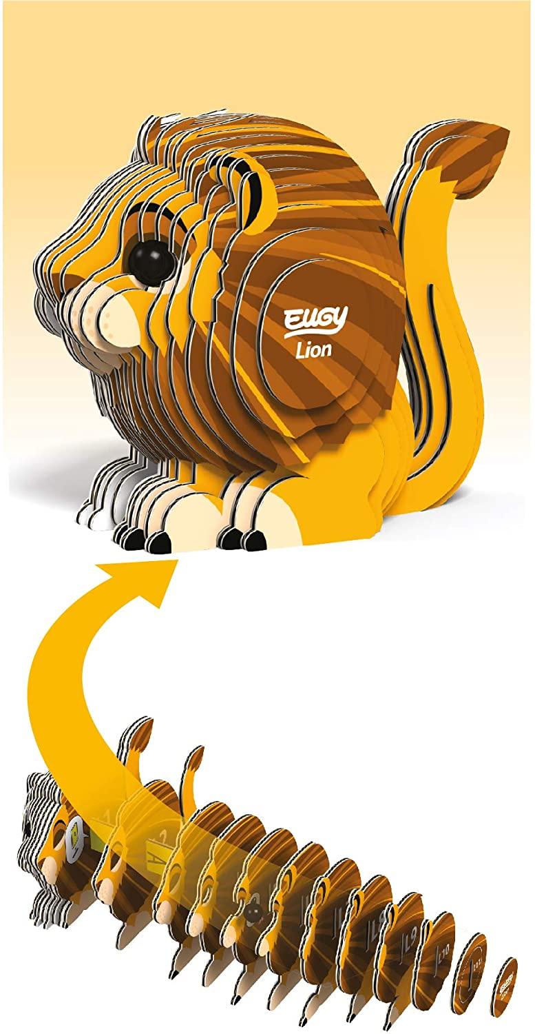 EUGY 3D Lion Model Craft Kit