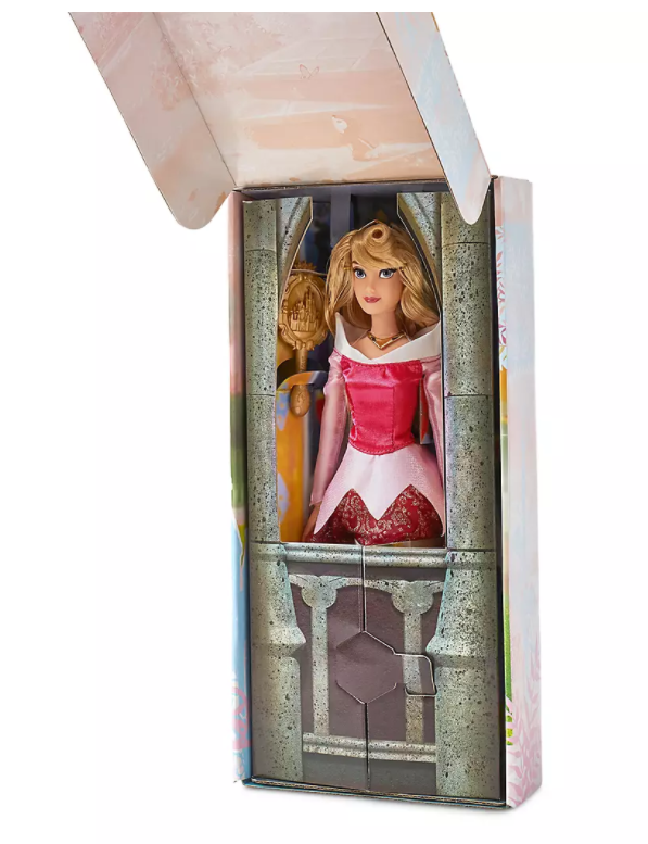 Official Disney Sleeping Beauty - Aurora Classic Doll with Brush