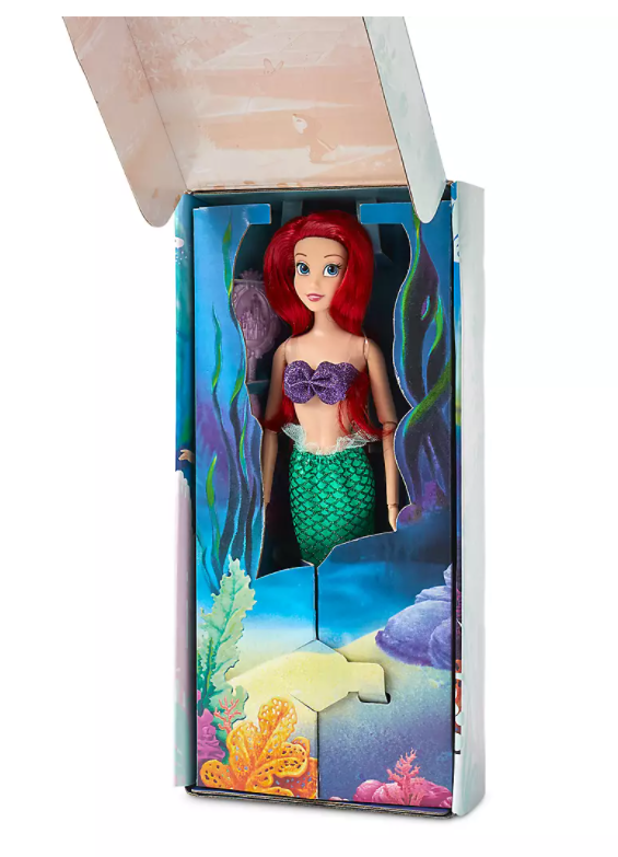 Official Disney The Little Mermaid - Ariel Classic Doll with Brush