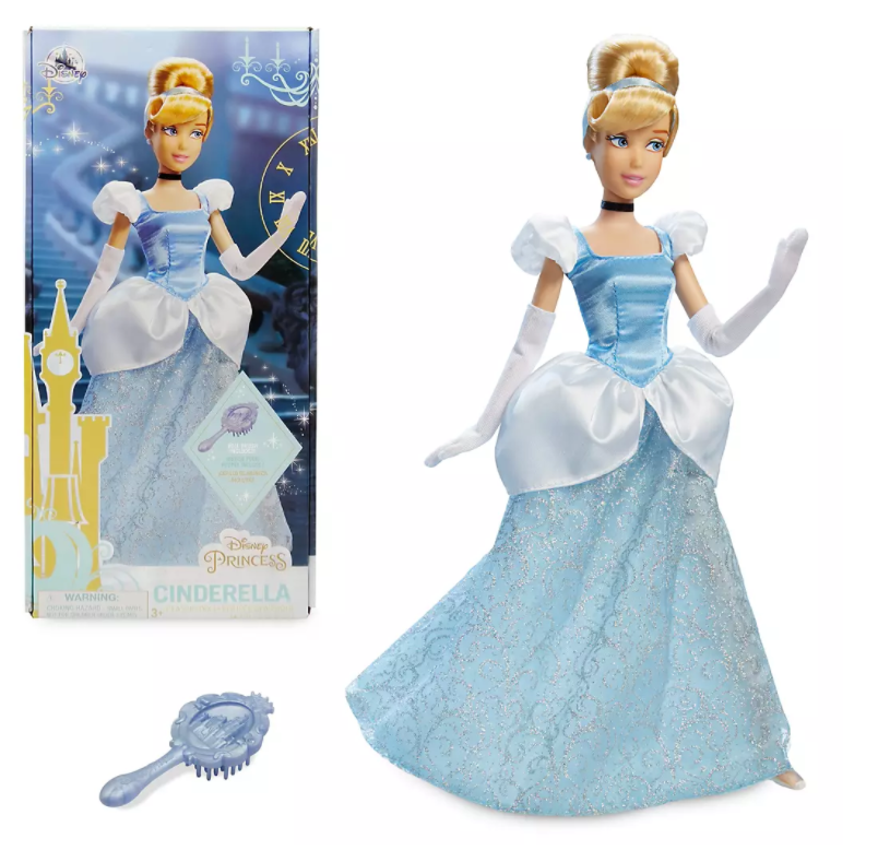 Official Disney Cinderella Classic Doll with Brush