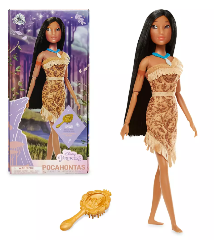 Official Disney Pocahontas Classic Doll with Brush
