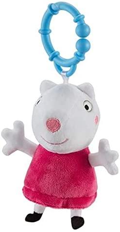 Peppa Pig Soft Plush Toy Character Clip Ons (Styles Vary) RANDOM