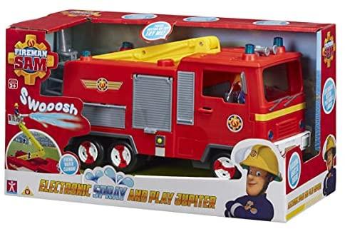 Fireman Sam Electronic Spray & Play Jupiter Fire Engine With Lights & Sounds