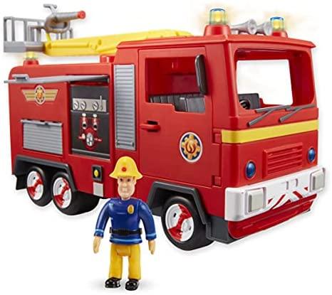 Fireman Sam Electronic Spray & Play Jupiter Fire Engine With Lights & Sounds