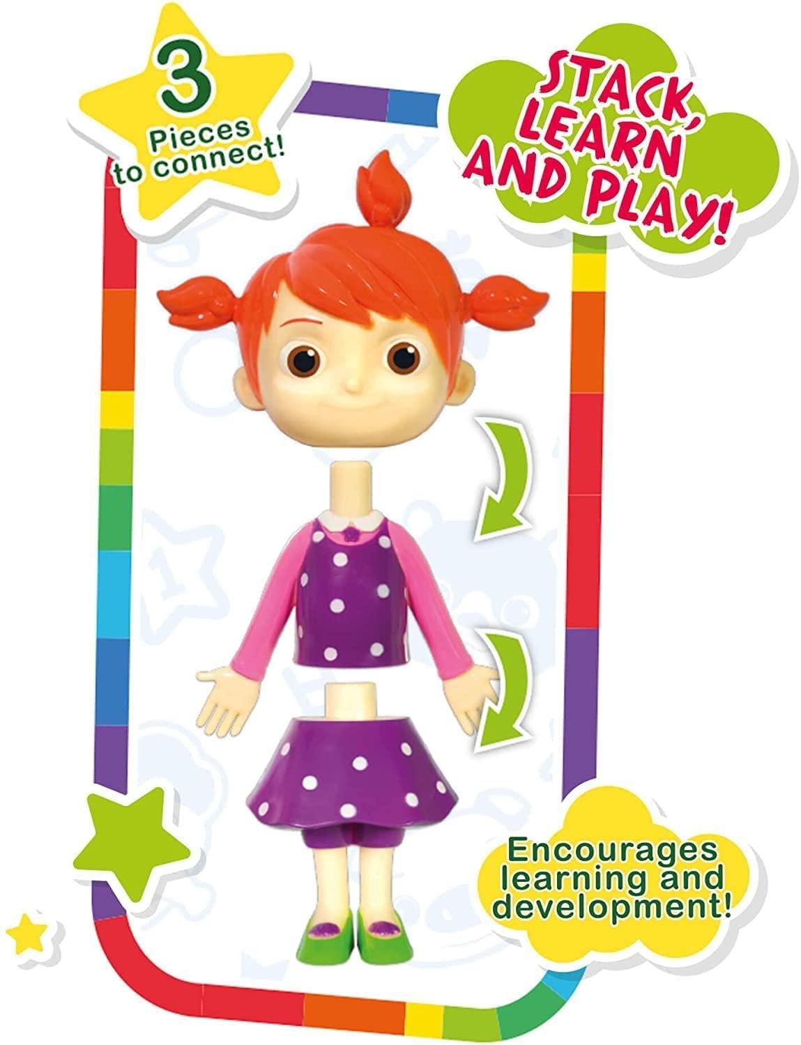 Cocomelon Stackable Character Figures - JJ and Yo yo
