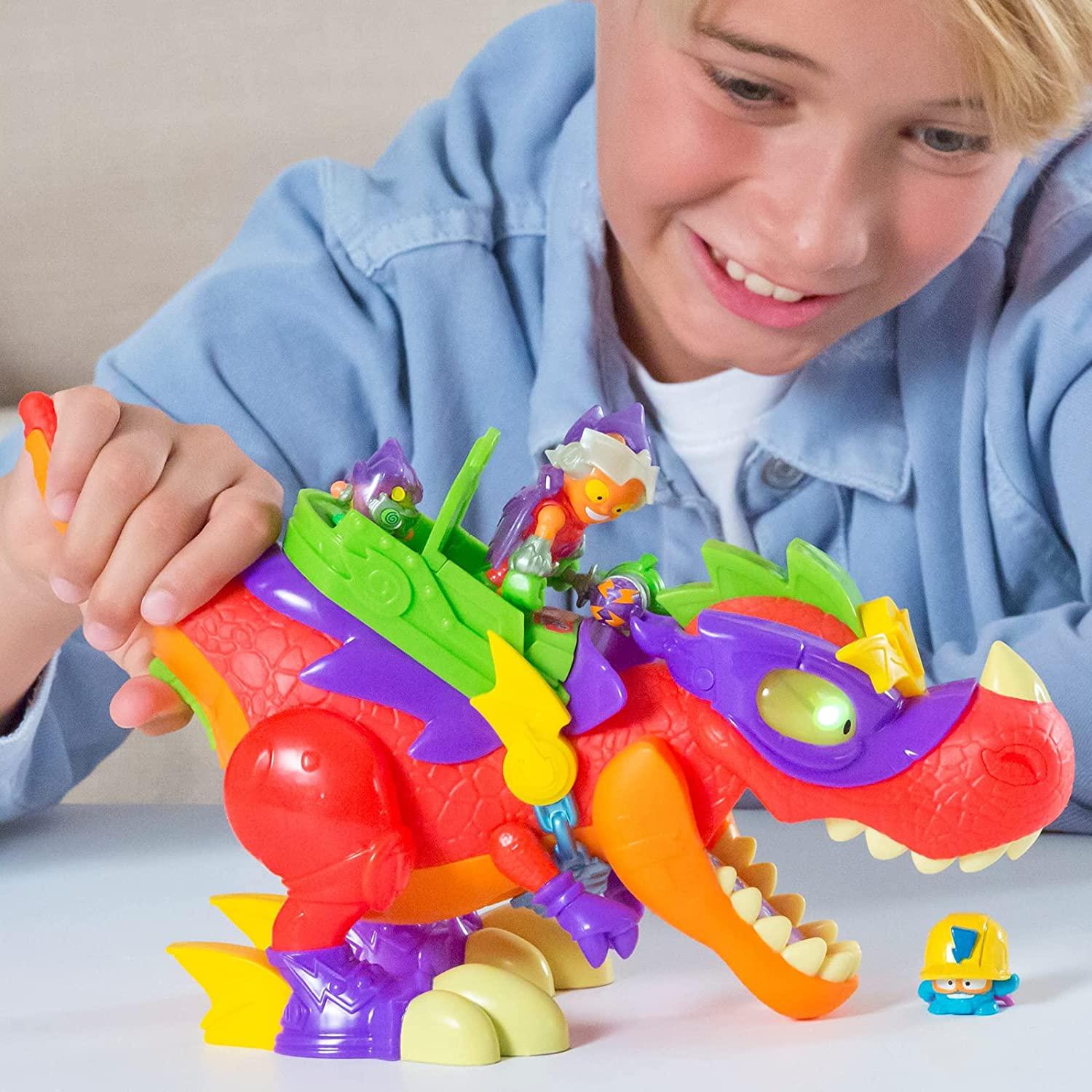 SUPERTHINGS V-REX Superdino Articulated villain dinosaur With lights & Sound