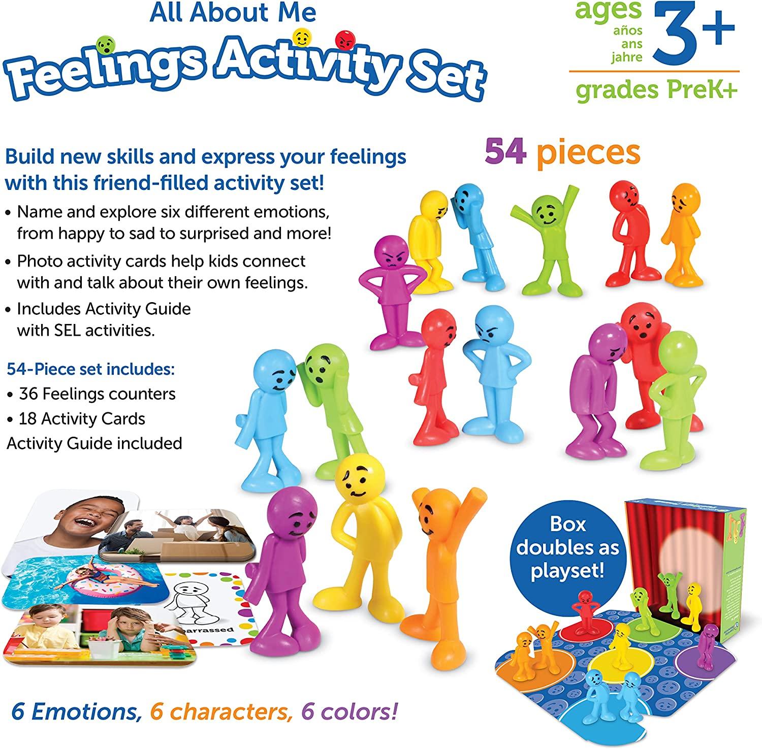 Learning Resources All About Me Feelings Activity Set 54 Pieces
