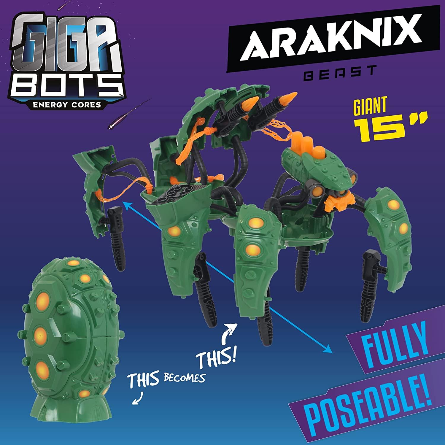 GIGABOTS Build A Giant Beast ARAKNIX Figure