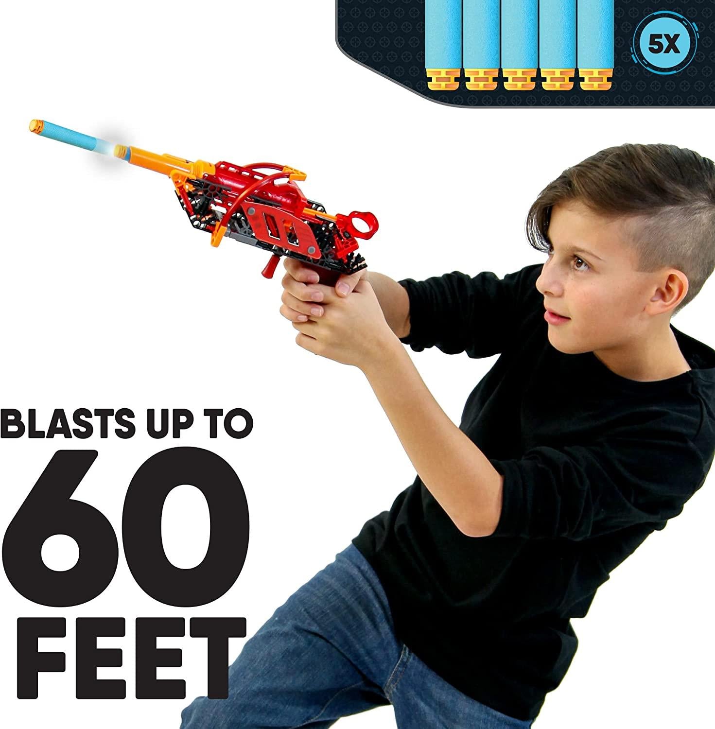 K'NEX CYBER-X K5 Gigablast Darts DIY Toy with 101 Pieces