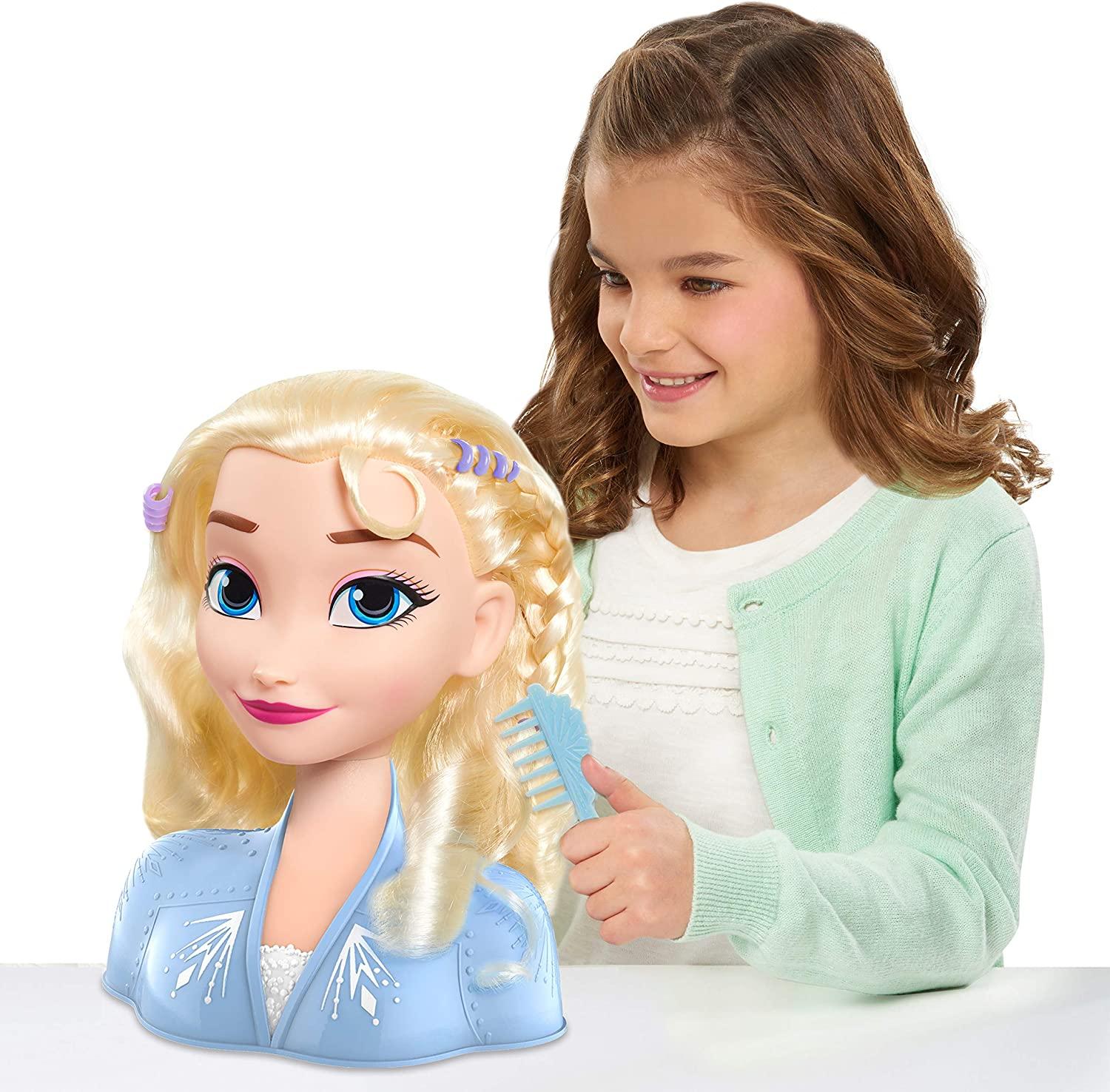 Disney Frozen 2 Basic Elsa Styling Head With Accessories
