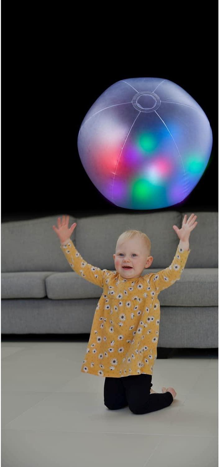 Sensory Play Giant Light Up Sensory Ball See Through Ball With LED Lights