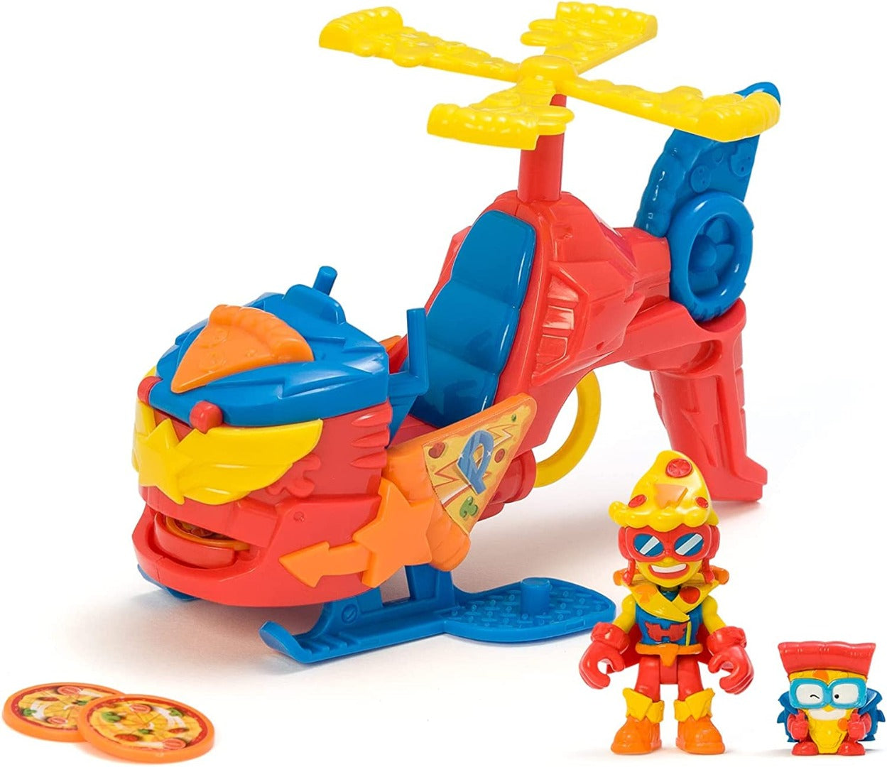 SuperThings  Pizzacopter Helicopter With Pizza Disc Launcher