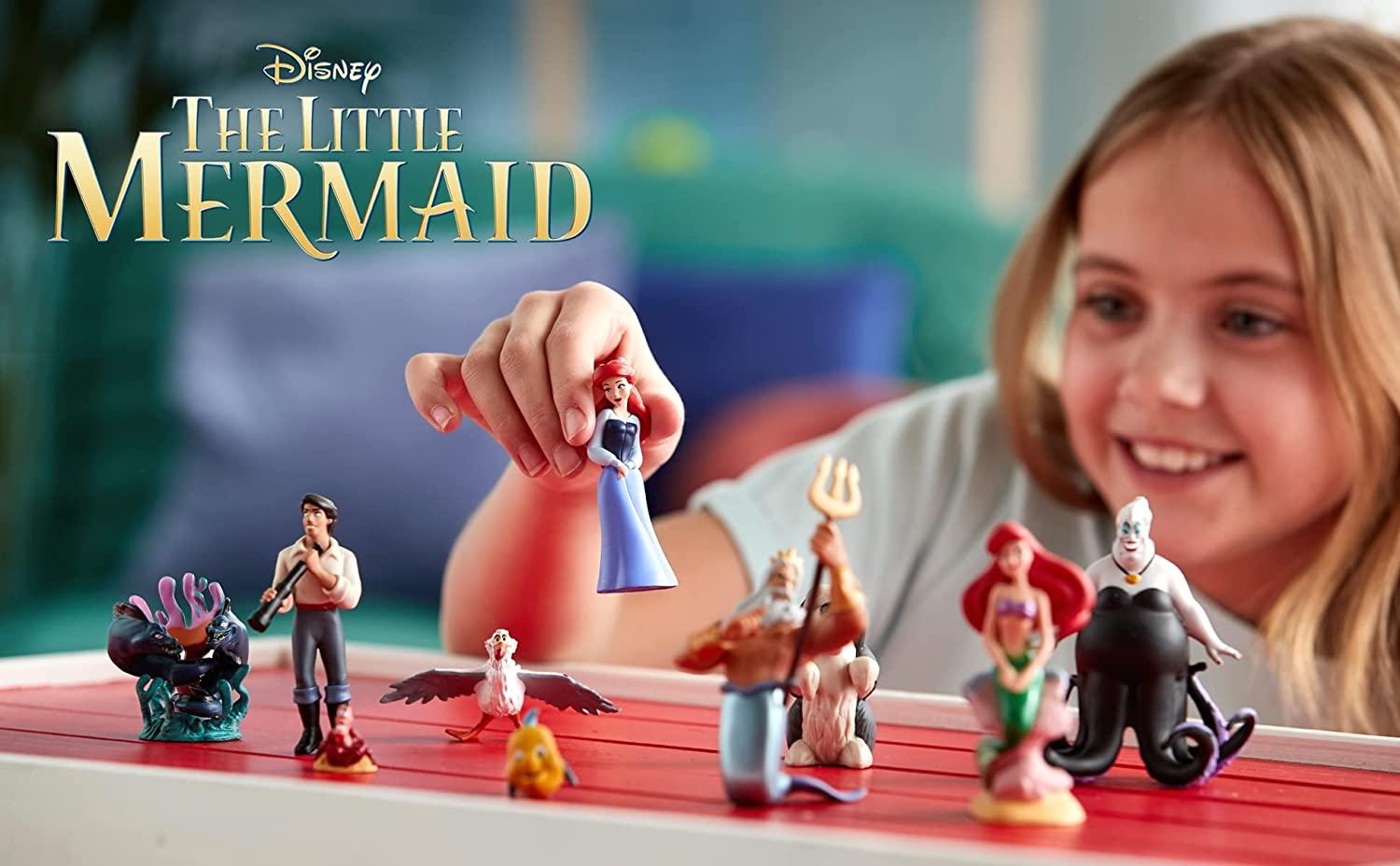 Disney Store Official The Little Mermaid Deluxe Figurine Playset