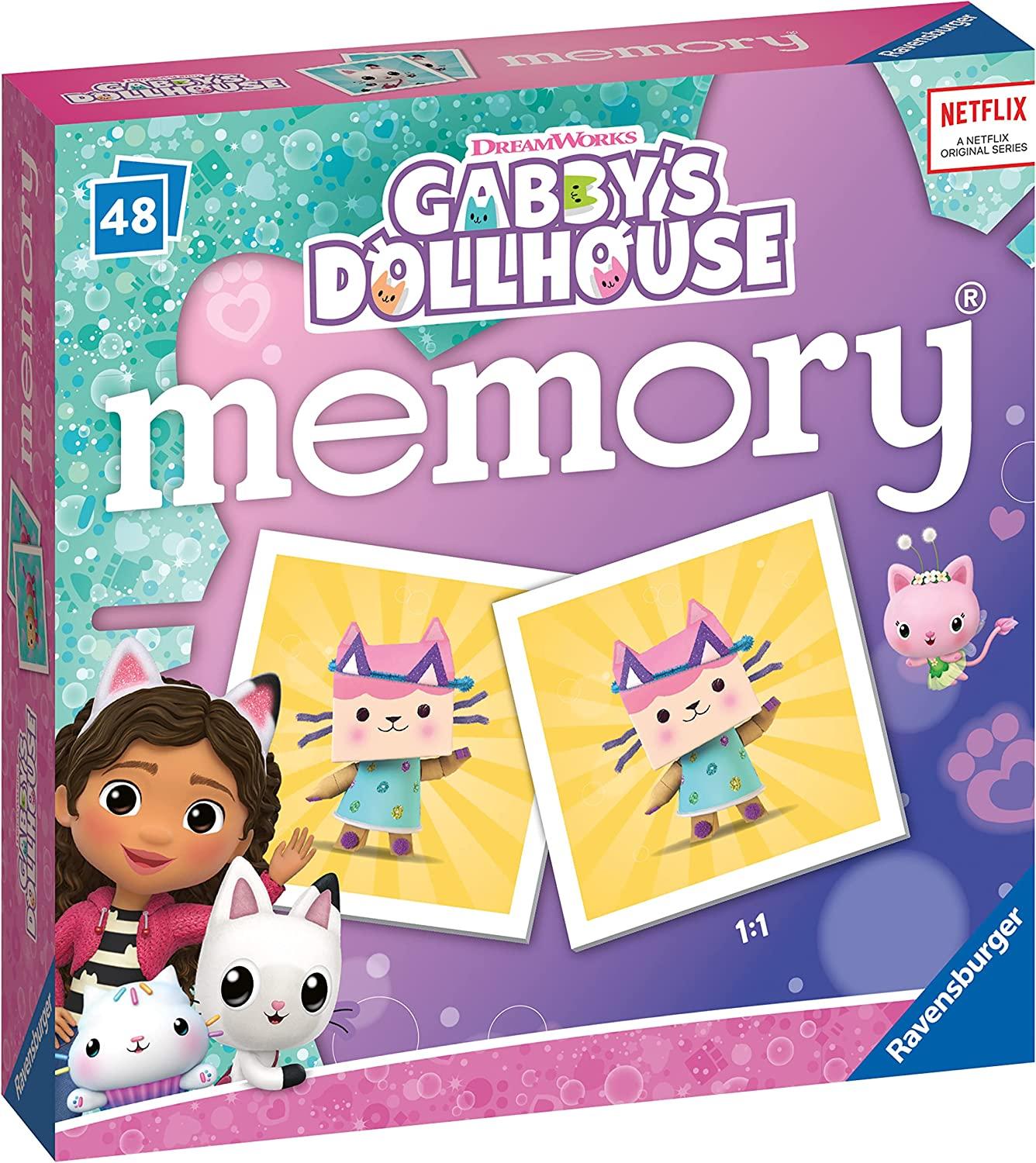 Ravensburger Gabbys Dollhouse Mini Memory Game