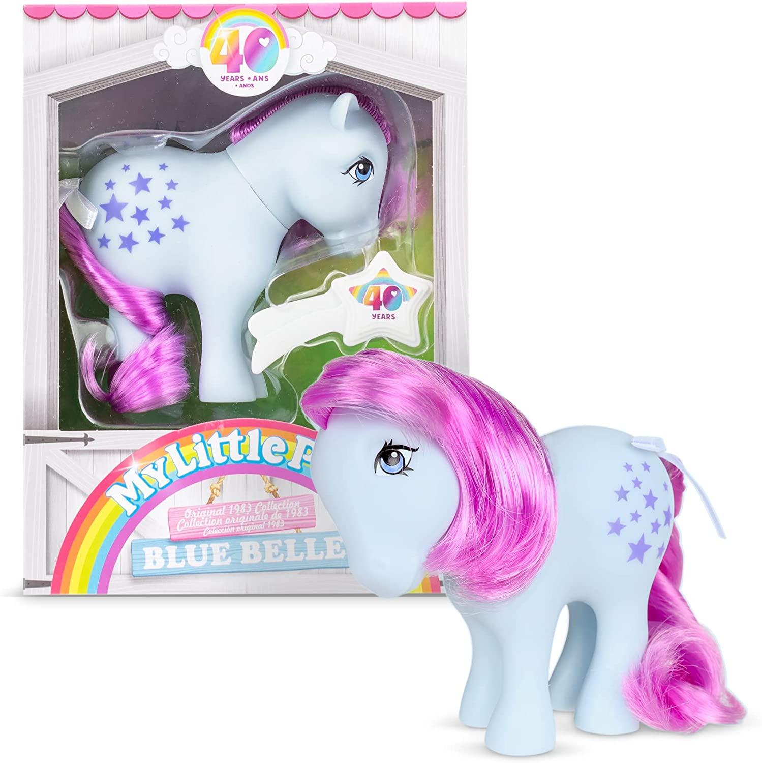 My Little Pony 40th BLUE BELLE Classic Pony Figure