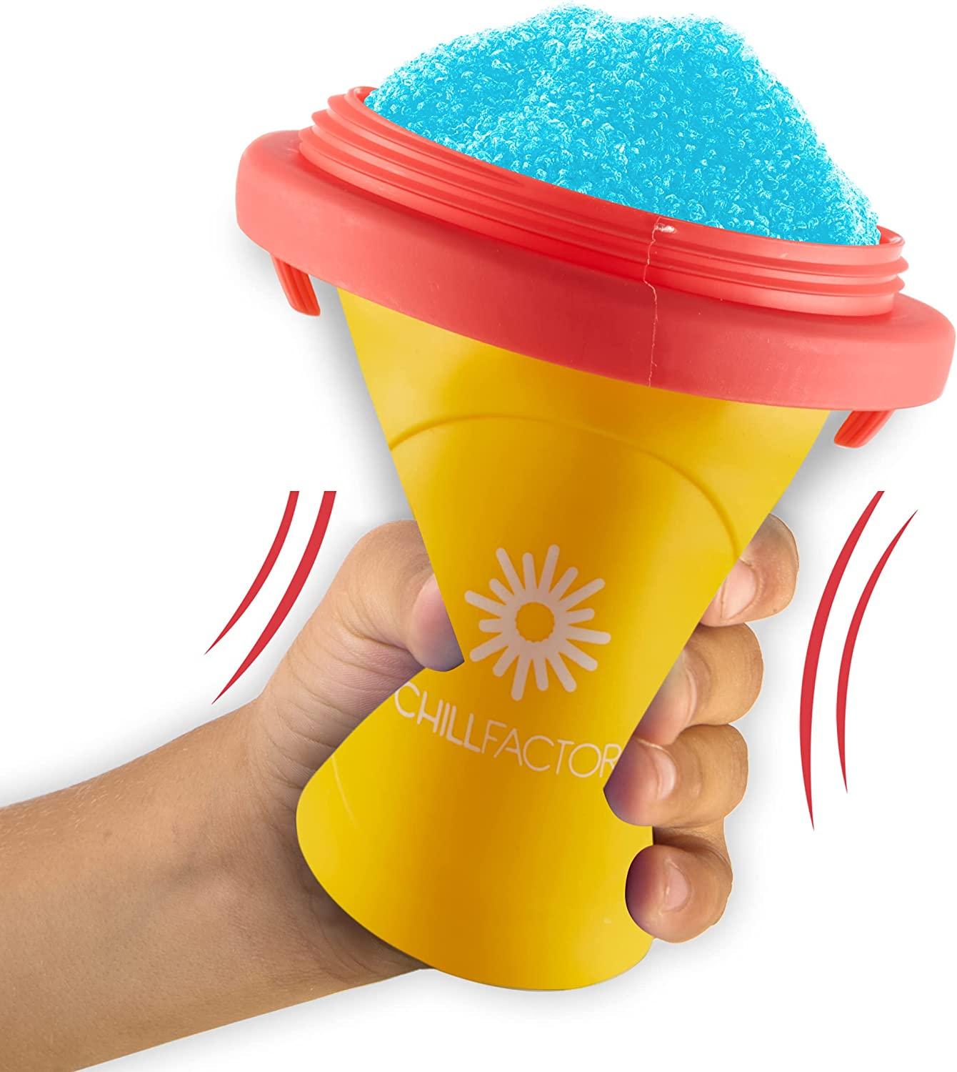 ChillFactor MANGO MANIA Reusable, Homemade Squeeze Cup slushy Maker