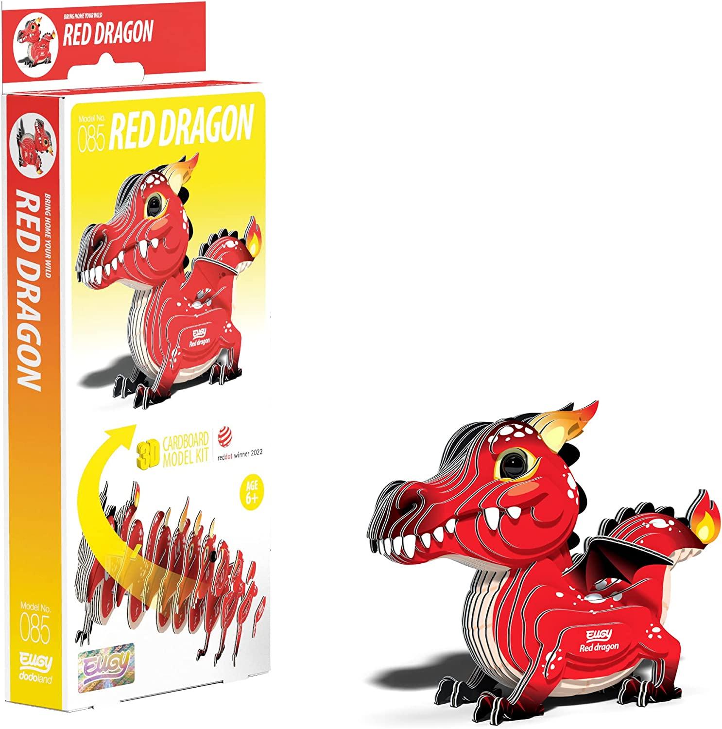 EUGY Red Dragon Craft Kit