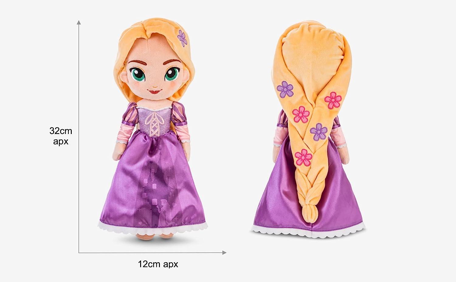 Disney Store Official Rapunzel Soft Toy Doll, Tangled, 32cm Soft Plush