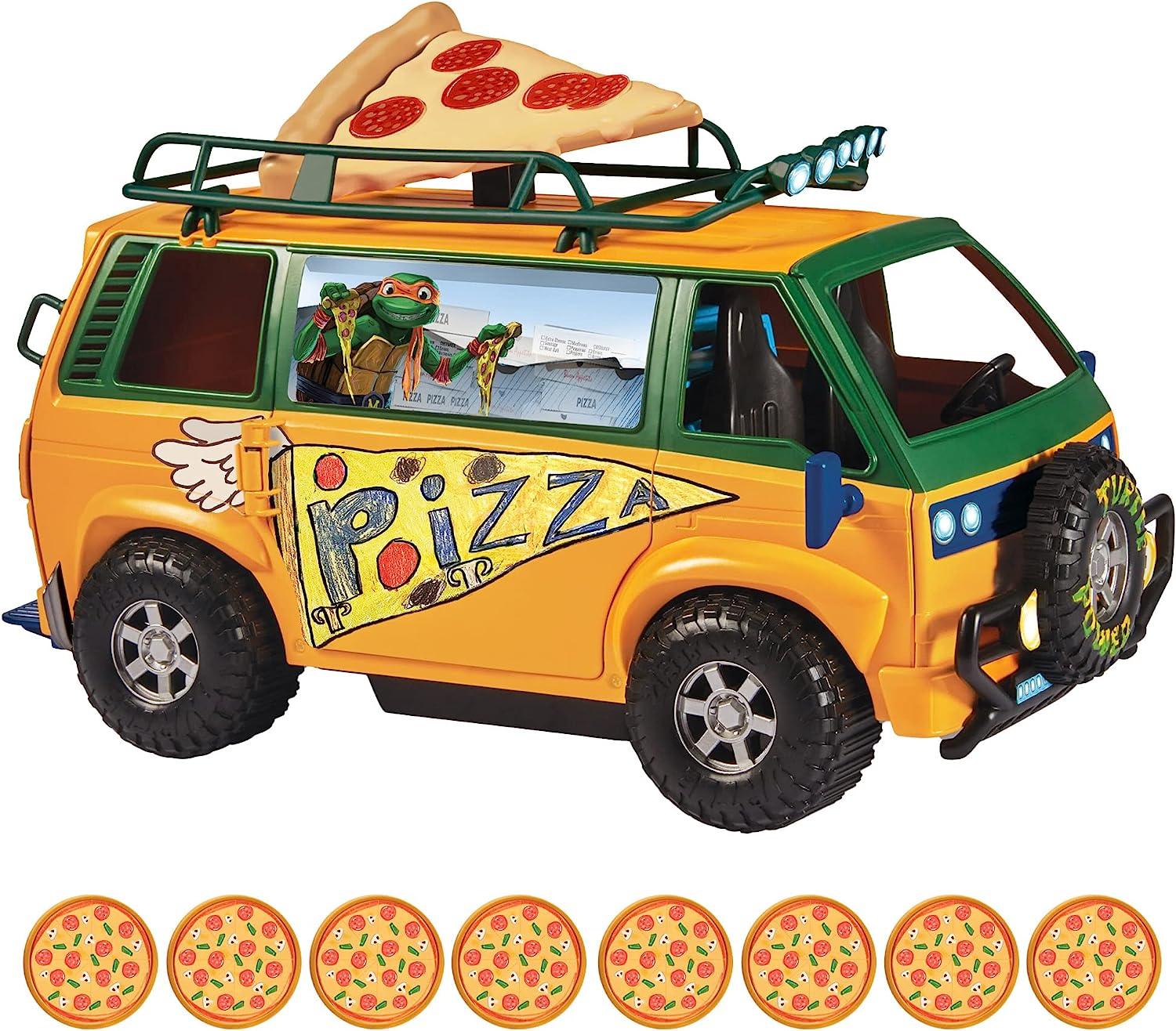 Teenage Mutant Ninja Turtles Mutant Mayhem Pizza Fire Van Vehicle Playset