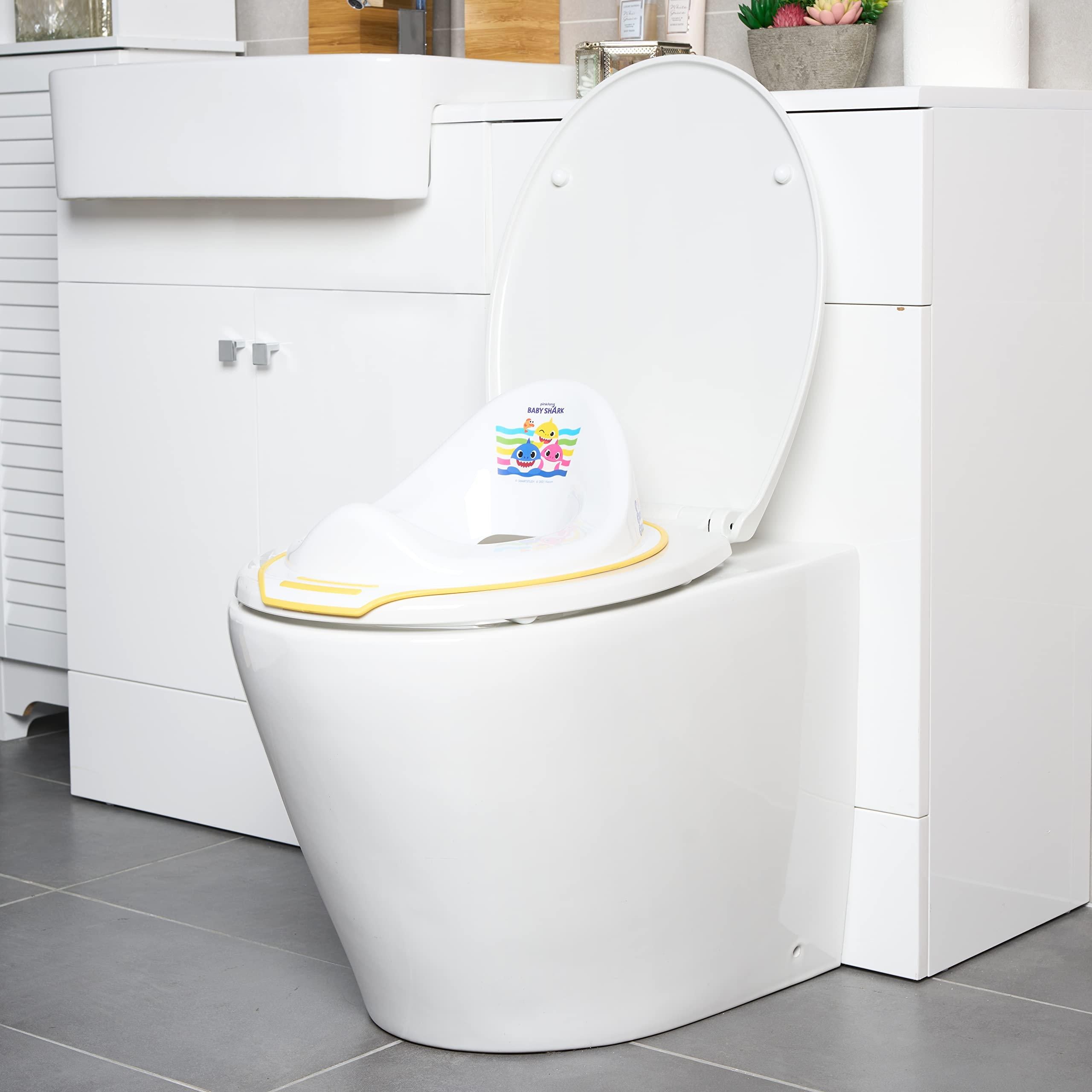 BABY SHARK Non-Slip Children's Toilet Training Seat YELLOW