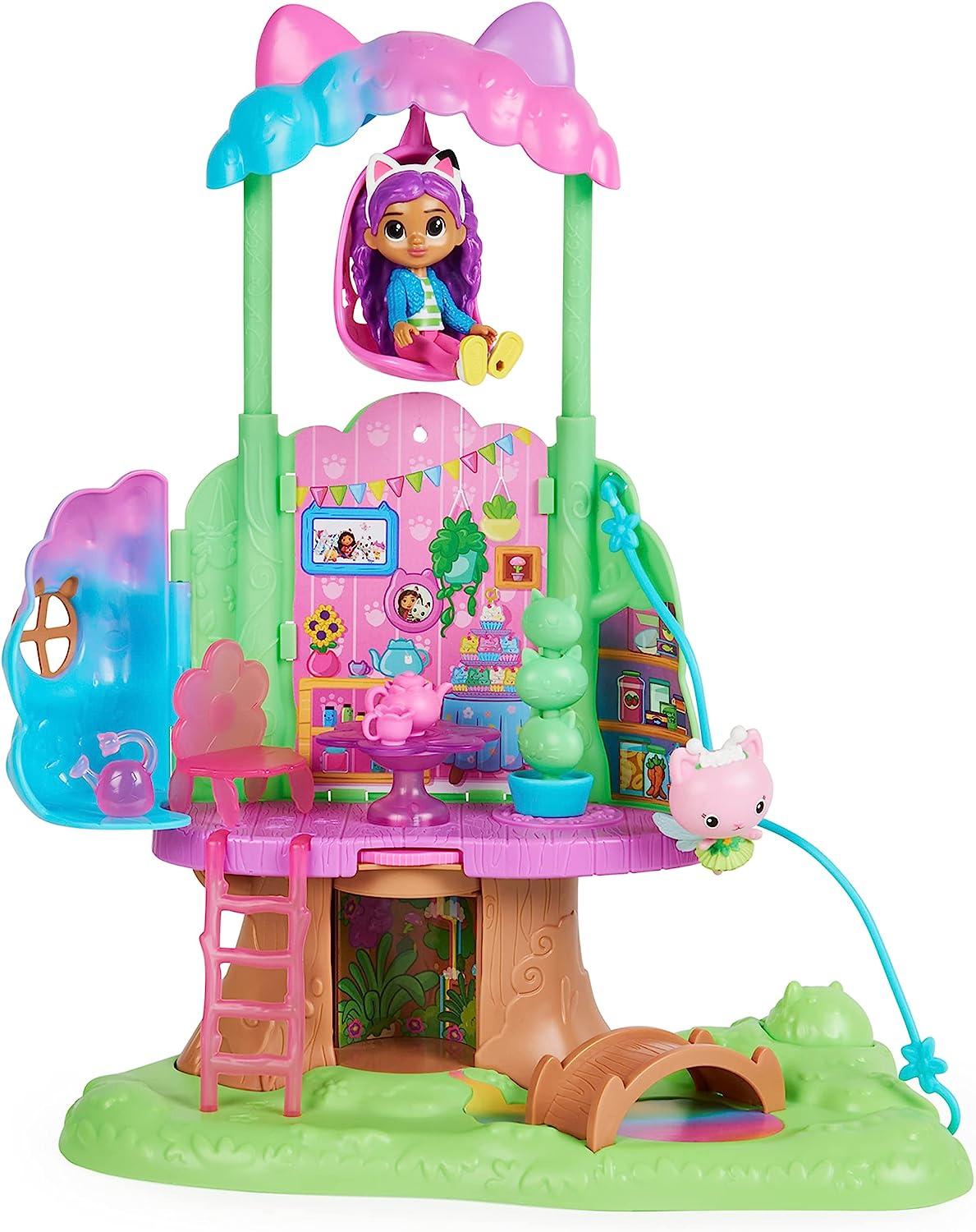 Gabby?s Dollhouse Kitty Fairy's Transforming Garden Treehouse Playset