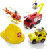 Fireman Sam Vehicle Rescue Playset Helicopter, Jupiter, 4X4 Jeep and Helmet